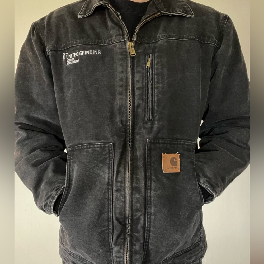 Carhartt Sherpa Lined Embroidered Work Jacket